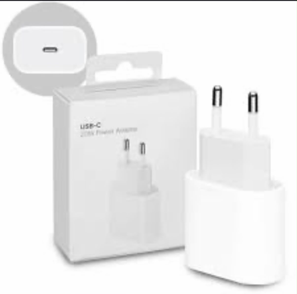 Ficha cargador USB-C 20W