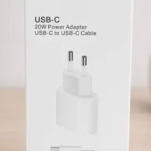 CARGADOR DE PARED USB-C DE 20 W CARGA RAPIDA